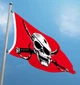 Флаг пиратский Jolly Roger 90 х 150 см (2276) - изображение 2
