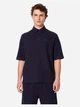 Поло длинное мужское Armani Exchange 982969508 2XL Синее (1159833580) - изображение 1