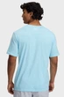 Чоловіча блакитна футболка UA TEAM ISSUE WORDMARK SS Under Armour MD 1329582-494 - изображение 2