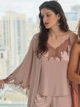 Халат женский Effetto Satin Elegance S03406 L Розовый (2000985257121) - изображение 4