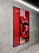 Арт Держатель Рамка 80x50 см. на Стену для Фирменного Конструктора Technic Ferrari 488 GTE AF Corse №51 (42125) Феррари - Type-A - изображение 3
