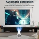 MAGCUBIC HY300 Pro Портитивный мини-смарт проектор , Smart Projector 4K Ultra HD до 130 дюймов, HDMI - совместимый, поддержка Android и iOS, Bluetooth 5.0, Wi-Fi 6, мультимедийный домашний кинотеатр 260 ANSI люмен, Белый - изображение 4