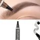 Карандаш для бровей водостойкий, Цвет: Grey Brown/ Серо-коричневый, Wild Eyebrow Pen, Pecolovers, Sweatproof & Waterproof & Full color Natural, 4 Fork, Gray Brown с четырьмя зубцами - изображение 2