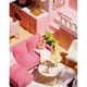 Конструктор 3D DIY CUTE ROOM Румбокс "Розовый уют" Dream Angels, L-030, розовый - изображение 4