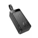 Портативная батарея Powerbank Hoco J123C Element 22.5W+PD20W with digital display 60000mAh Black - изображение 4