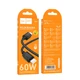 Дата кабель Hoco X113 Beneficio Type-C to Type-C 60W (1m) Black - зображення 5