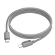 Дата кабель HOCO X113 Beneficio Type-C to Type-C 60W (1m) (Gray) (219672) - зображення 2