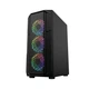 Корпус 1stPlayer XF-BK-4F7 Black без БП - изображение 4
