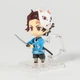 Аниме фигурка нендороид Demon Slayer Клинок рассекающий демонов Kamado Tanjirou, Танджиро, подвижная, 10 см (BDD 0125) - изображение 3