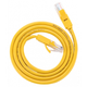 Кабель для інтернету - мережевий патч-корд UGREEN NW103 Cat 5e UTP Lan Cable 5m жовтий - зображення 1