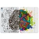 Чохол книжка, обкладинка для планшета Apple iPad Pro 12.9 2020-2022 (Мозок, абстракція) епл айпад про M1 2021 M2 - зображення 2