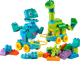 Zestaw klocków LEGO Duplo Dinozaury na kółkach 3w1 108 elementów (10451) - obraz 2