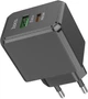 Мережевий зарядний пристрій Hoco CS14A Ocean PD20W+QC3.0 charger Black (6942007603898) - зображення 3
