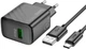 Сетевое зарядное устройство Hoco CS21A Rich single port QC3.0 charger set Type-C EU Black (6942007609906) - изображение 5
