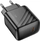 Сетевое зарядное устройство Hoco CS24A Puerto single-port PD25W charger EU Black (6942007639750) - изображение 5