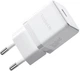 Ładowarka Baseus Palm Fast Charger 1C 30W EU + Mini Cable Type-C to Type-C 60W 20V/3A 1 m Moon White (P10111605213-01) - obraz 7