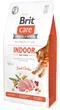 Brit Care Cat GF Indoor Anti-stress 7 кг сухой корм для кошек живущих в помещении - изображение 1