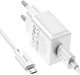 Сетевое зарядное устройство Hoco C106A Leisure single port charger set Micro 10.5W White (6931474783905) - изображение 5