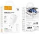 Мережевий зарядний пристрій Hoco C146A Charm single port PD20W charger set C to iP EU White (6942007630252) - зображення 2