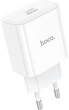 Мережевий зарядний пристрій Hoco C76A Pro Majestic single port PD30W charger White (6942007616300) - зображення 1