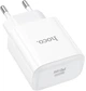 Мережевий зарядний пристрій Hoco C76A Pro Majestic single port PD30W charger White (6942007616300) - зображення 4