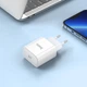 Мережевий зарядний пристрій Hoco C76A Pro Majestic single port PD30W charger White (6942007616300) - зображення 8