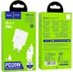 Мережевий зарядний пристрій Hoco C80A Plus Rapido PD20W+QC3.0 charger set C to iP White (6931474779892) - зображення 8