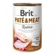Brit Pate & Meat Rabbit 0.4 кг влажный корм для собак (курица и кролик) - изображение 1