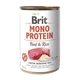 Brit Mono Protein Beef & Rice 0.4 кг вологий корм для собак (яловичина та рис) - зображення 1