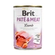 Brit Pate & Meat Lamb 0.4 кг влажный корм для собак (курица и ягнёнок) - изображение 2