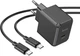 Мережевий зарядний пристрій Hoco CS13A Ocean single port PD20W charger set Type-C to Type-C Black (6942007603843) - зображення 3