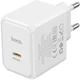 Мережевий зарядний пристрій Hoco CS13A Ocean single port PD20W charger White (6942007603812) - зображення 3