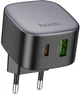 Мережевий зарядний пристрій Hoco CS32A Rise PD20W+QC3.0 charger Black (6942007617451) - зображення 1