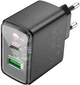 Мережевий зарядний пристрій Hoco CS42A Smart PD30W+QC3.0 charger EU Black (6942007620765) - зображення 3