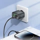 Мережевий зарядний пристрій Hoco CS42A Smart PD30W+QC3.0 charger EU Black (6942007620765) - зображення 5