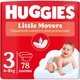 Підгузки Huggies Little Movers 3 (5-9 кг) Mega 78 шт (5029053548760) - зображення 1
