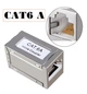 Перехідник адаптер з'єднувач cat.6A LAN Ethernet RJ45 - RJ45 - зображення 1