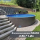 Сборный каркасный морозостойкий бассейн (Ø4,6м \ 20000л \ h=1,2м) Mountfield Azuro Rattan 402DL Чешский - изображение 1