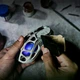 Геймерська бездротова (Bluetooth + 2,4G) миша з магнію GravaStar Mercury M1 Pro, PAW3395DM, 50G, RGB, Battle Worn Edition-Silver Mist (GRAVASTARM1PRO_SM) - зображення 4