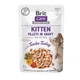 Влажный корм для котят Brit Care Kitten Fillets in Gravy Tender Turkey филе в соусе индейка, 85 г - изображение 4