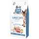 Сухий корм для котів великих порід Brit Care Cat GF Large cats Power & Vitality 7 кг (курка і качка) - изображение 2