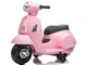 Дитячий електричний скутер SUN BABY Scooter Vespa рожевий - изображение 1