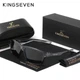 Чоловічі поляризаційні сонцезахисні окуляри KINGSEVEN 799 Clear Gray - зображення 1