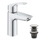 Смеситель для умывальника S-Size + нажимной донный клапан Grohe Eurosmart New 23922003 - изображение 1