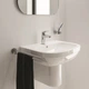 Смеситель для умывальника S-Size + нажимной донный клапан Grohe Eurosmart New 23922003 - изображение 6