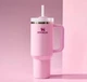 Термочашка Stanley Quencher H2.0 FlowState Cherry Blossom с ручкой и трубочкой Розовая 1183 мл - изображение 4
