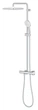 Душевая система с термостатом для настенного монтажа Grohe Tempesta System 250 Cube 26689001 - изображение 4
