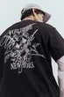 Футболка з принтом H&M Loose Fit чорний 0967955106 M - изображение 5
