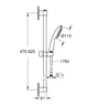 Душовий гарнітур 1 режим струменя Grohe Tempesta 110 27924003 - зображення 6