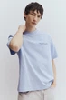 Футболка з принтом H&M Loose Fit блакитний 0967955124 S - изображение 1